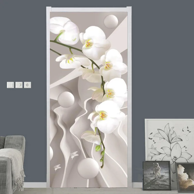 White Rose Flower Wallpaper Fo - Interior Design Home recension och pris
