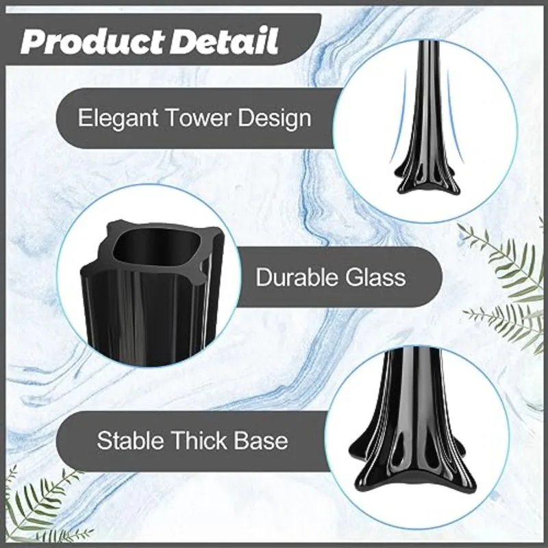 Wedding centerpieces glass bla - Fluted Vase Tall recension och pris