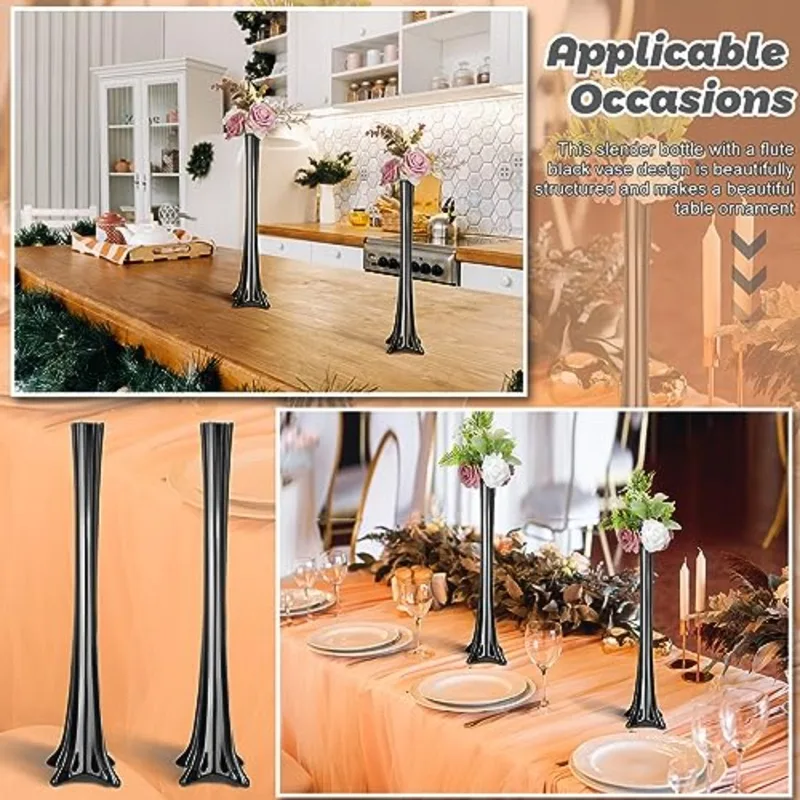 Wedding centerpieces glass bla - Fluted Vase Tall recension och pris